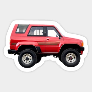 Toyota 4Runner Cartoon T-Shirt Sticker